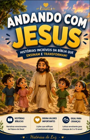 Capa do material Andando com Jesus